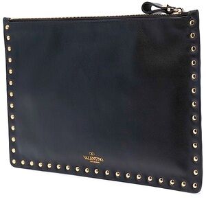 Valentino Vitello Rockstud Clutch